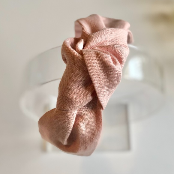 Yobys' Rose Linen Knot Headband | Handmade By Me - Picture 5 of 7